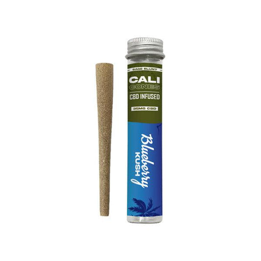 CALI CONES Sage 30mg Full Spectrum CBD Infused Cone - Blueberry Kush - www.justgovape.co.uk