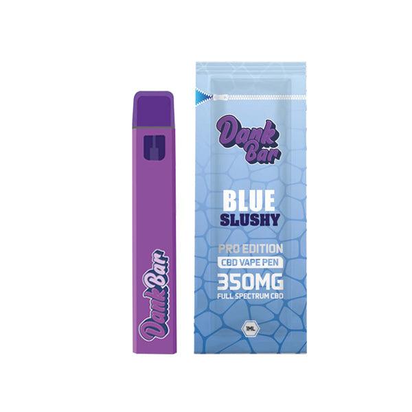 Dank Bar Pro Edition 350mg Full Spectrum CBD Vape Disposable by Purple Dank - 12 flavours - www.justgovape.co.uk