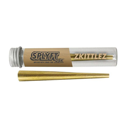 SPLYFT 24K Gold Edition 25mg CBD Infused Cones – Zkittlez - www.justgovape.co.uk