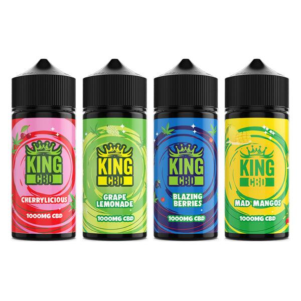 King CBD 1000mg CBD E-liquid 120ml (BUY 1 GET 1 FREE) - www.justgovape.co.uk