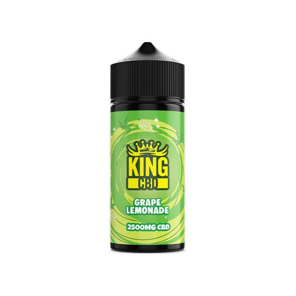 King CBD 2500mg CBD E-liquid 120ml (BUY 1 GET 1 FREE) - www.justgovape.co.uk