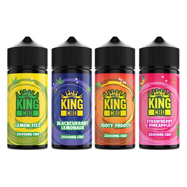 King CBD 2500mg CBD E-liquid 120ml (BUY 1 GET 1 FREE) - www.justgovape.co.uk