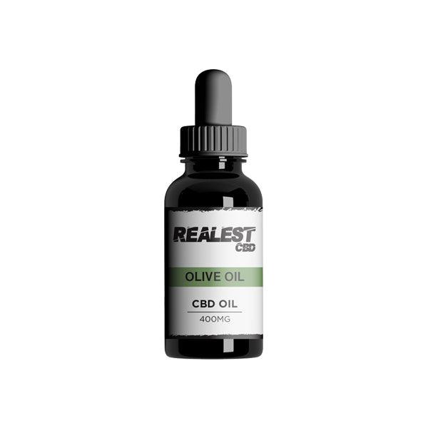 Realest CBD 400mg CBD Olive Oil - 30ml (BUY 1 GET 1 FREE) - www.justgovape.co.uk