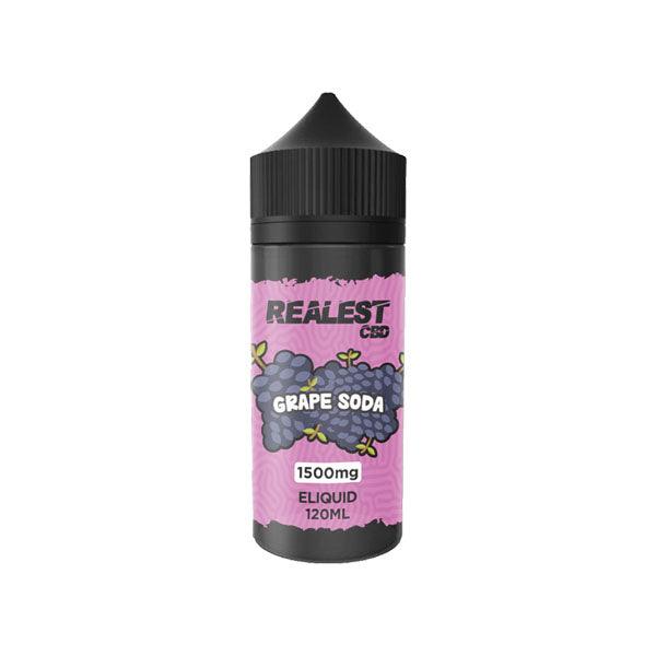 Realest CBD 1500mg Broad Spectrum CBD E-Liquid 100ml (BUY 1 GET 1 FREE) - www.justgovape.co.uk