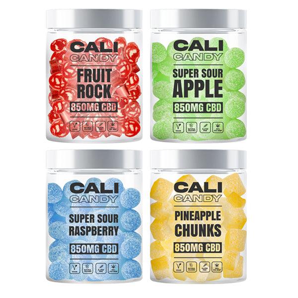 CALI CANDY 850mg CBD Vegan Sweets (Small) - 10 Flavours - www.justgovape.co.uk