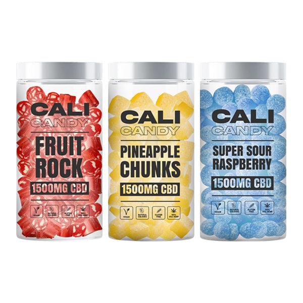 CALI CANDY 1500mg CBD Vegan Sweets (Large) - 10 Flavours - www.justgovape.co.uk