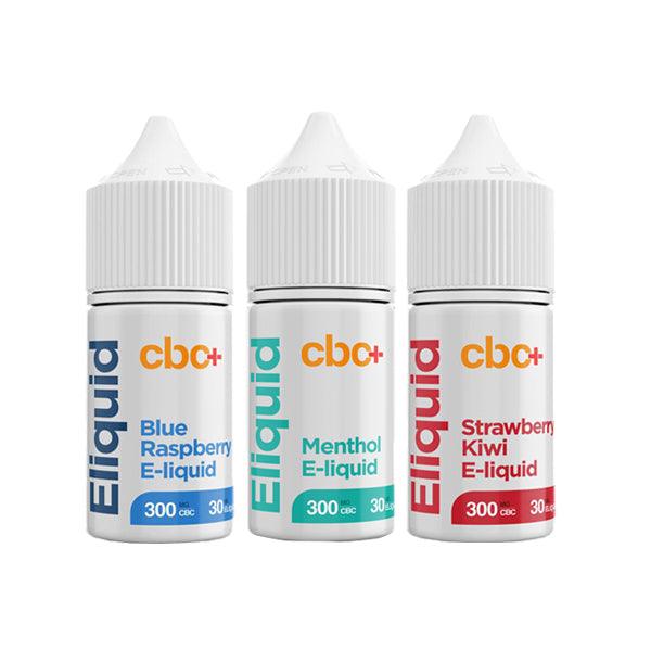 CBC+ 300mg CBC E-liquid 30ml - www.justgovape.co.uk