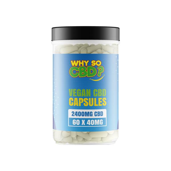 Why So CBD? 2400mg CBD Vegan Capsules - 60 Caps - www.justgovape.co.uk