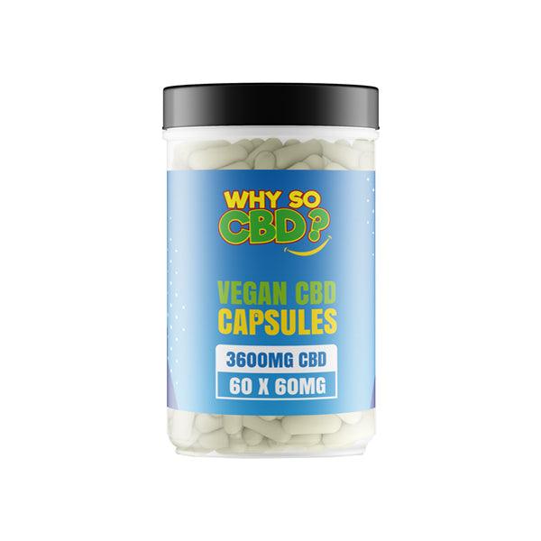 Why So CBD? 3600mg CBD Vegan Capsules - 60 Caps - www.justgovape.co.uk