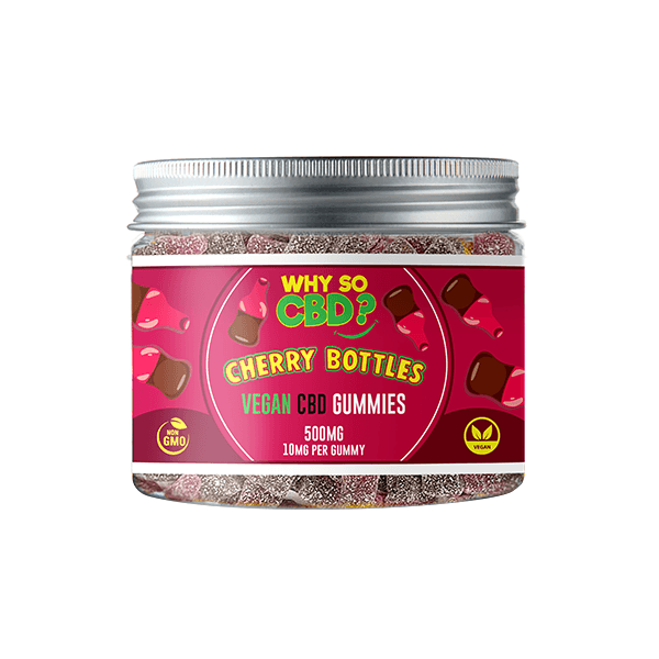 Why So CBD? 500mg CBD Small Vegan Gummies - 11 Flavours - www.justgovape.co.uk