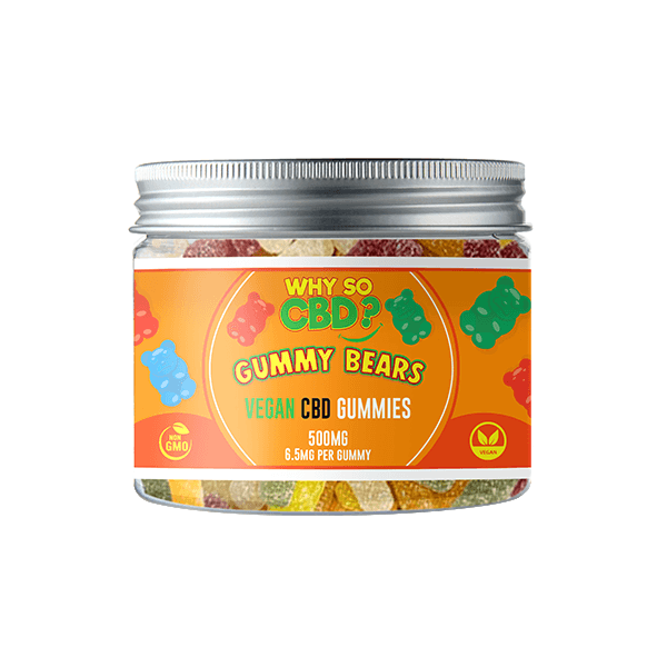 Why So CBD? 500mg CBD Small Vegan Gummies - 11 Flavours - www.justgovape.co.uk