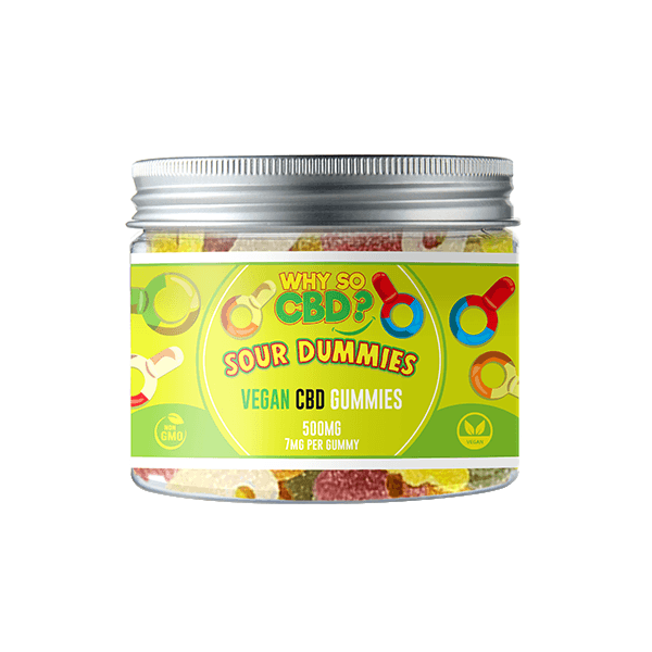 Why So CBD? 500mg CBD Small Vegan Gummies - 11 Flavours - www.justgovape.co.uk