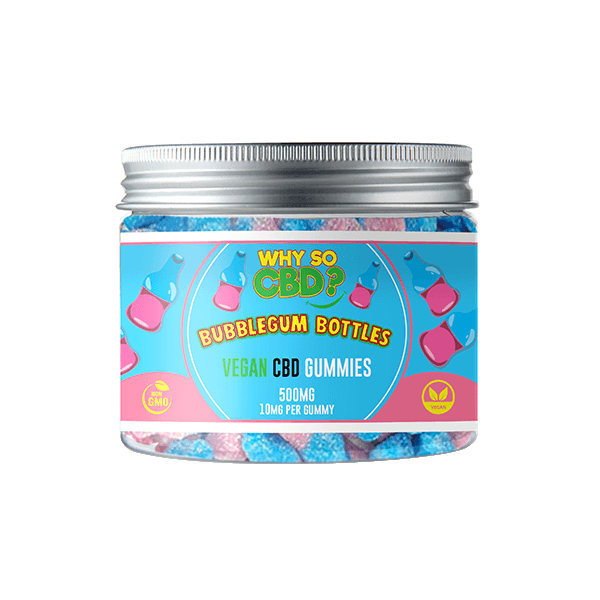 Why So CBD? 500mg CBD Small Vegan Gummies - 11 Flavours - www.justgovape.co.uk