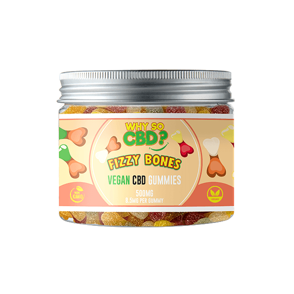 Why So CBD? 500mg CBD Small Vegan Gummies - 11 Flavours - www.justgovape.co.uk