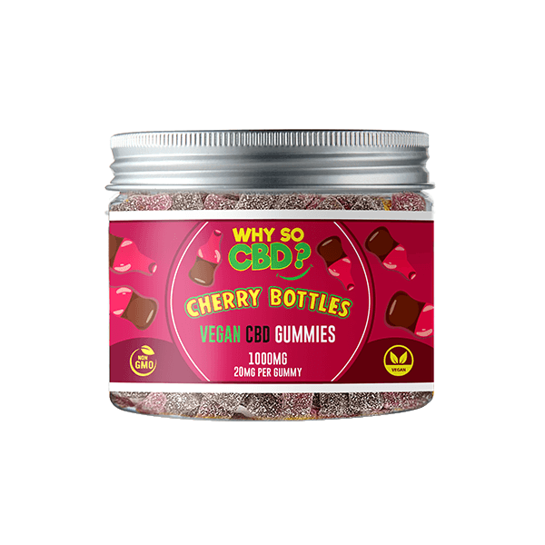 Why So CBD? 1000mg CBD Small Vegan Gummies - 11 Flavours - www.justgovape.co.uk