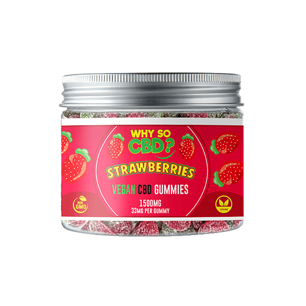 Why So CBD? 1500mg CBD Small Vegan Gummies - 11 Flavours - www.justgovape.co.uk