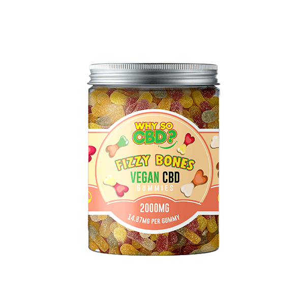 Why So CBD? 2000mg CBD Large Vegan Gummies - 11 Flavours - www.justgovape.co.uk