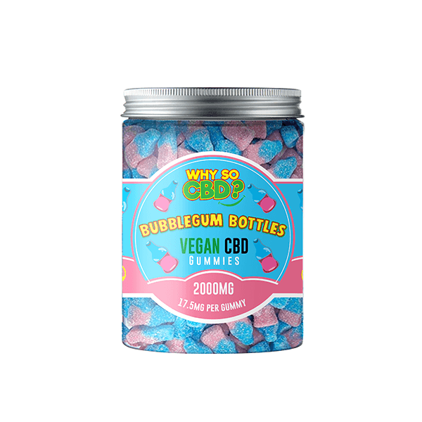 Why So CBD? 2000mg CBD Large Vegan Gummies - 11 Flavours - www.justgovape.co.uk