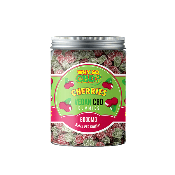 Why So CBD? 6000mg CBD Large Vegan Gummies - 11 Flavours - www.justgovape.co.uk