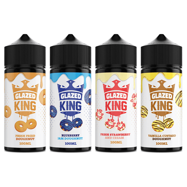 Glazed King 100ml Shortfill 0mg (70VG/30PG) - www.justgovape.co.uk