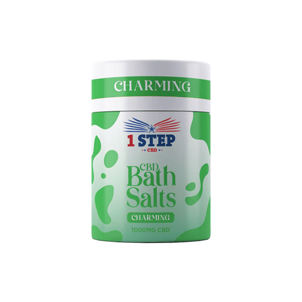 1 Step CBD 1000mg CBD Bath Salts - 500g (BUY 1 GET 1 FREE) - www.justgovape.co.uk