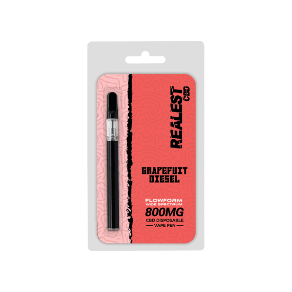 Realest CBD Bars 800mg CBD Disposable Vape Pen (BUY 1 GET 1 FREE) - www.justgovape.co.uk