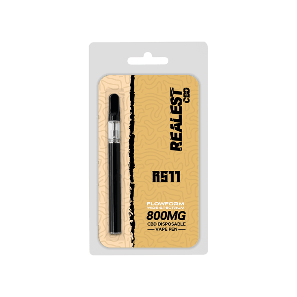 Realest CBD Bars 800mg CBD Disposable Vape Pen (BUY 1 GET 1 FREE) - www.justgovape.co.uk