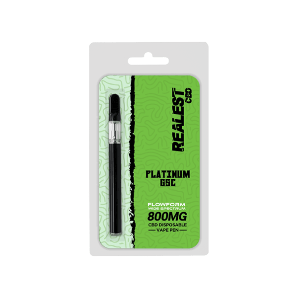 Realest CBD Bars 800mg CBD Disposable Vape Pen (BUY 1 GET 1 FREE) - www.justgovape.co.uk