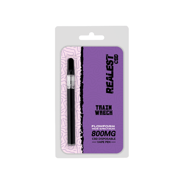 Realest CBD Bars 800mg CBD Disposable Vape Pen (BUY 1 GET 1 FREE) - www.justgovape.co.uk