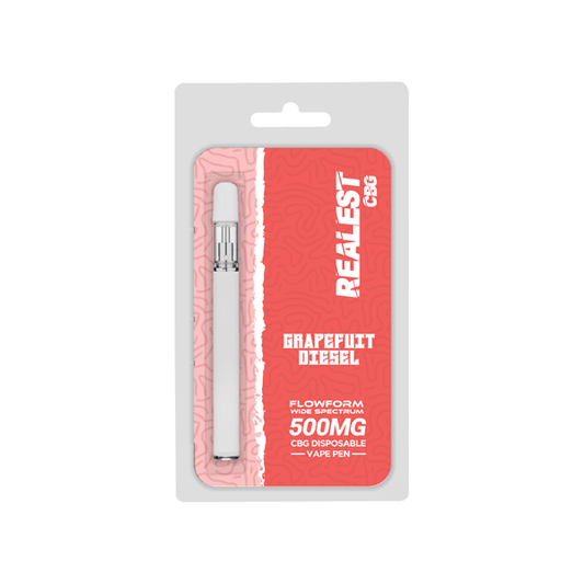 Realest CBG Bars 500mg CBG Disposable Vape Pen (BUY 1 GET 1 FREE) - www.justgovape.co.uk