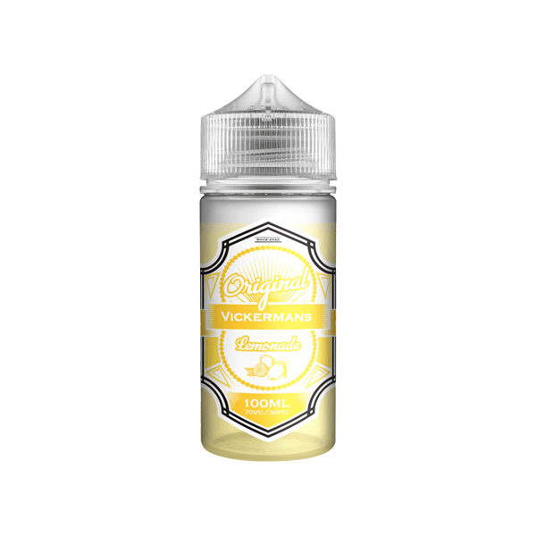 Vickermans Lemonade 100ml Shortfill 0mg (70VG/30PG) - www.justgovape.co.uk