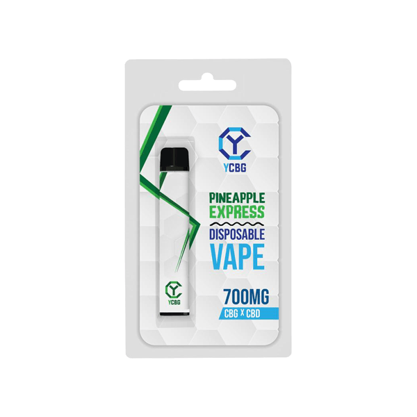 yCBG 700mg CBD + CBG Flowform Disposable Vape Pen (BUY 1 GET 1 FREE) - www.justgovape.co.uk