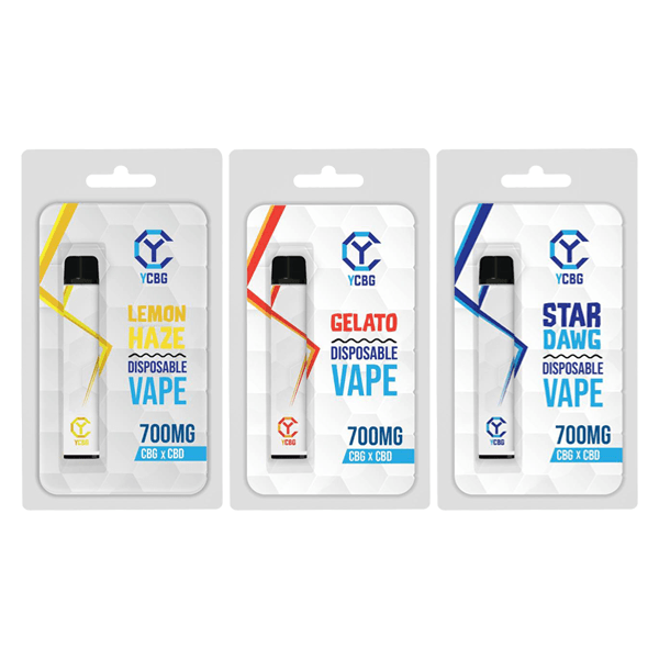 yCBG 700mg CBD + CBG Flowform Disposable Vape Pen (BUY 1 GET 1 FREE) - www.justgovape.co.uk