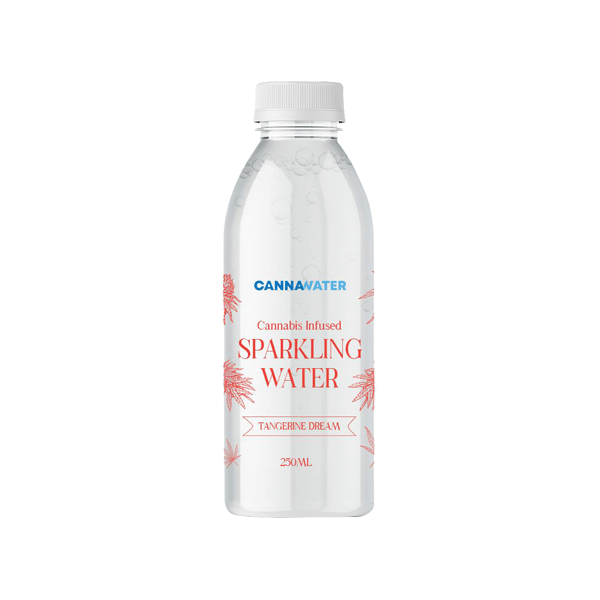 Cannawater Cannabis Infused Tangerine Dream Sparkling Water 250ml - www.justgovape.co.uk