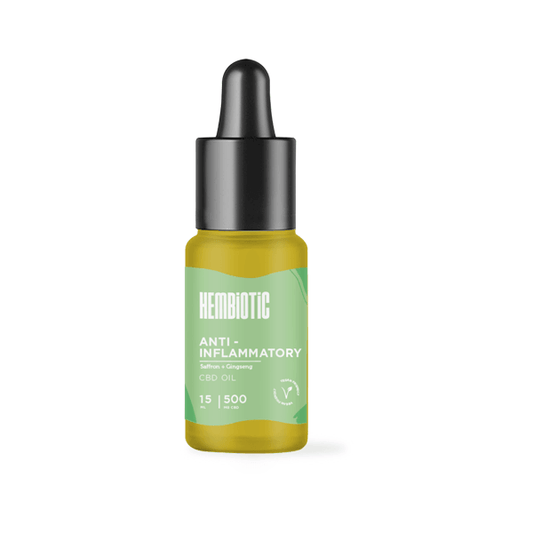 Hembiotic 500mg CBD Oil - 15ml - www.justgovape.co.uk