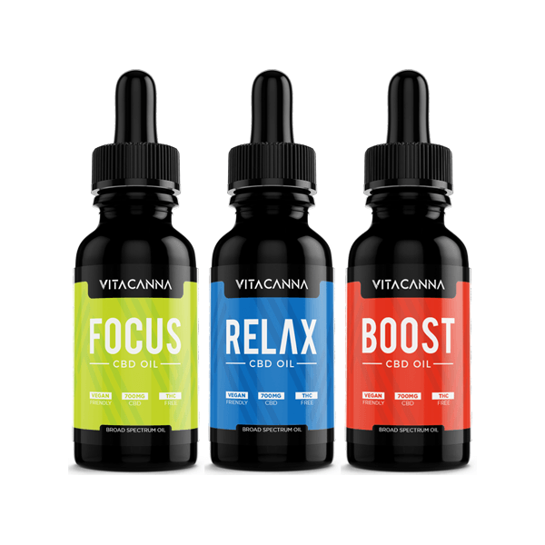 Vitacanna 700mg Broad Spectrum CBD Oil - 30ml - www.justgovape.co.uk