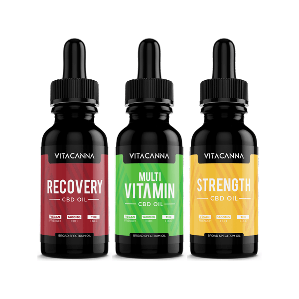 Vitacanna 1400mg Broad Spectrum CBD Oil - 30ml - www.justgovape.co.uk