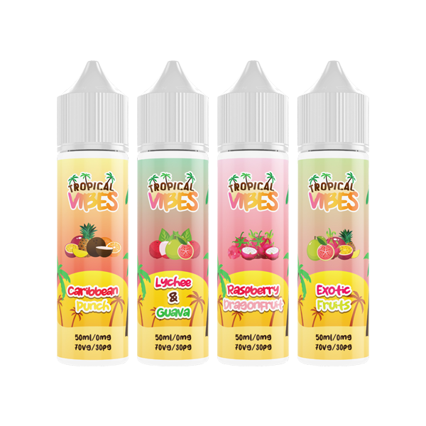 Tropical Vibes 50ml Shortfill 0mg (70VG/30PG) - www.justgovape.co.uk