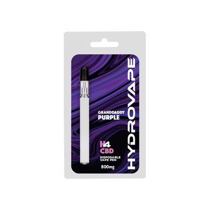 Hydrovape 800mg H4 CBD Disposable Vape Pen - www.justgovape.co.uk