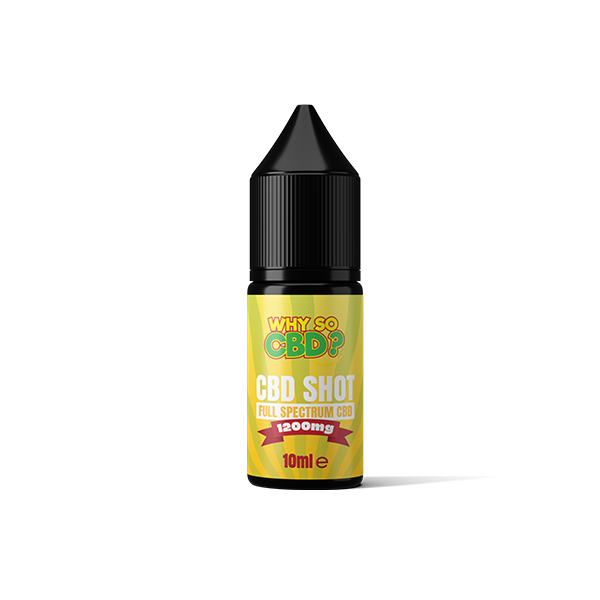 Why So CBD? 1200mg Full Spectrum CBD Shot 10ml - www.justgovape.co.uk