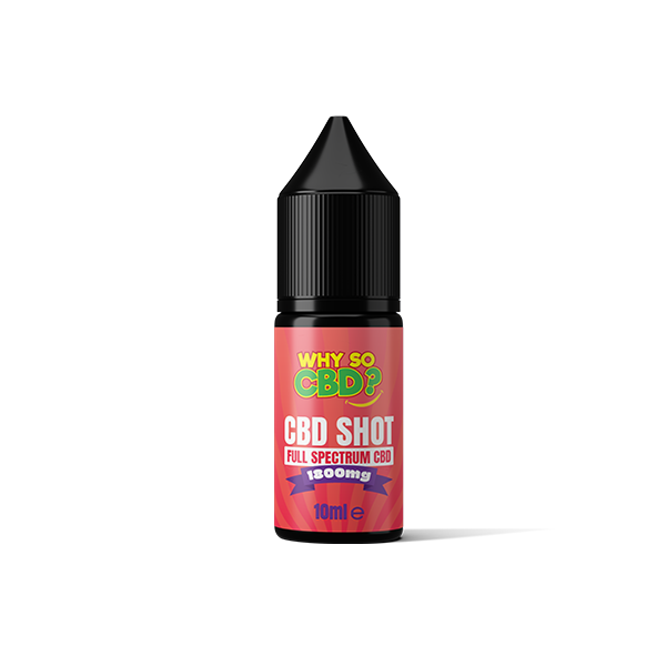 Why So CBD? 1800mg Full Spectrum CBD Shot 10ml - www.justgovape.co.uk