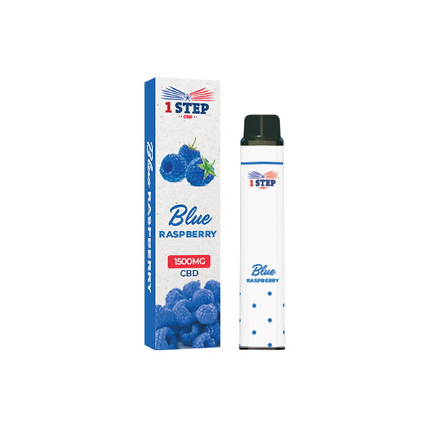 1 Step CBD 1500mg Broad Spectrum Disposable Vape - 8ml - www.justgovape.co.uk