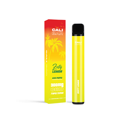 CALI BAR C600 300mg CBD Disposable Vape Device 600 Puffs - www.justgovape.co.uk