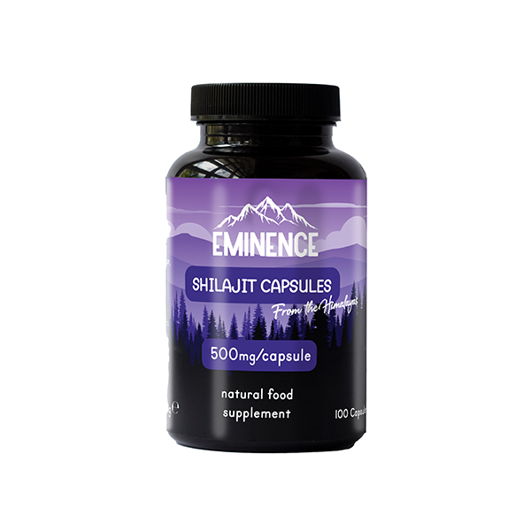 Eminence 50,000mg Shilajit Capsules - 100Caps - www.justgovape.co.uk