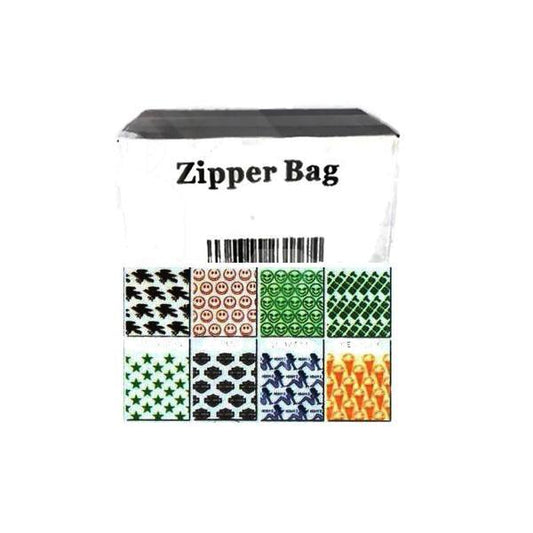 5 x Zipper Branded 2 x 2S Printed Crown Baggies - www.justgovape.co.uk