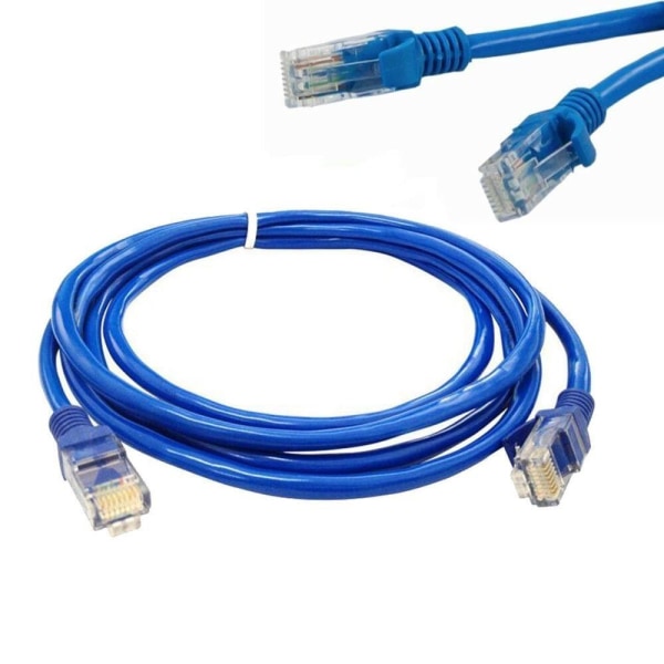 CAT 5E  Ethernet RJ45 Blue Cable - www.justgovape.co.uk