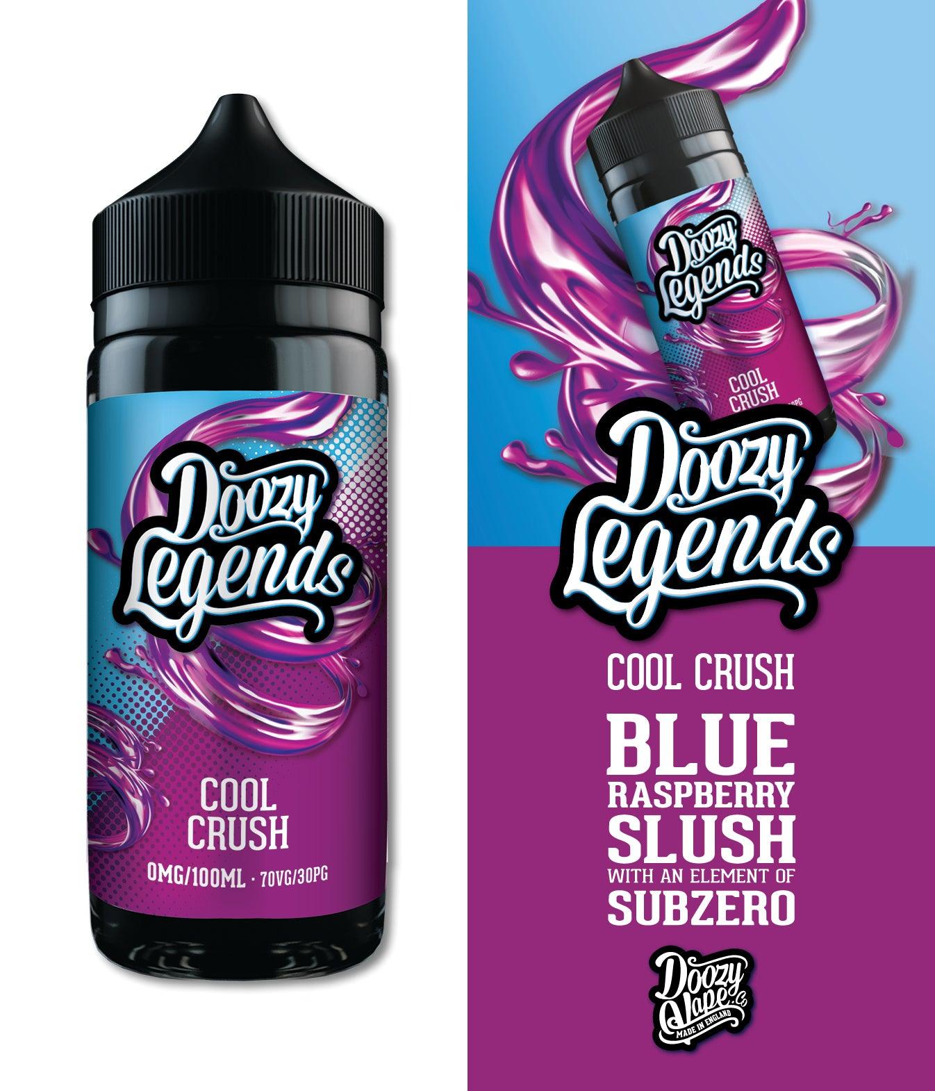 Doozy Vape - Legends - 100ml - Cool Crush - www.justgovape.co.uk